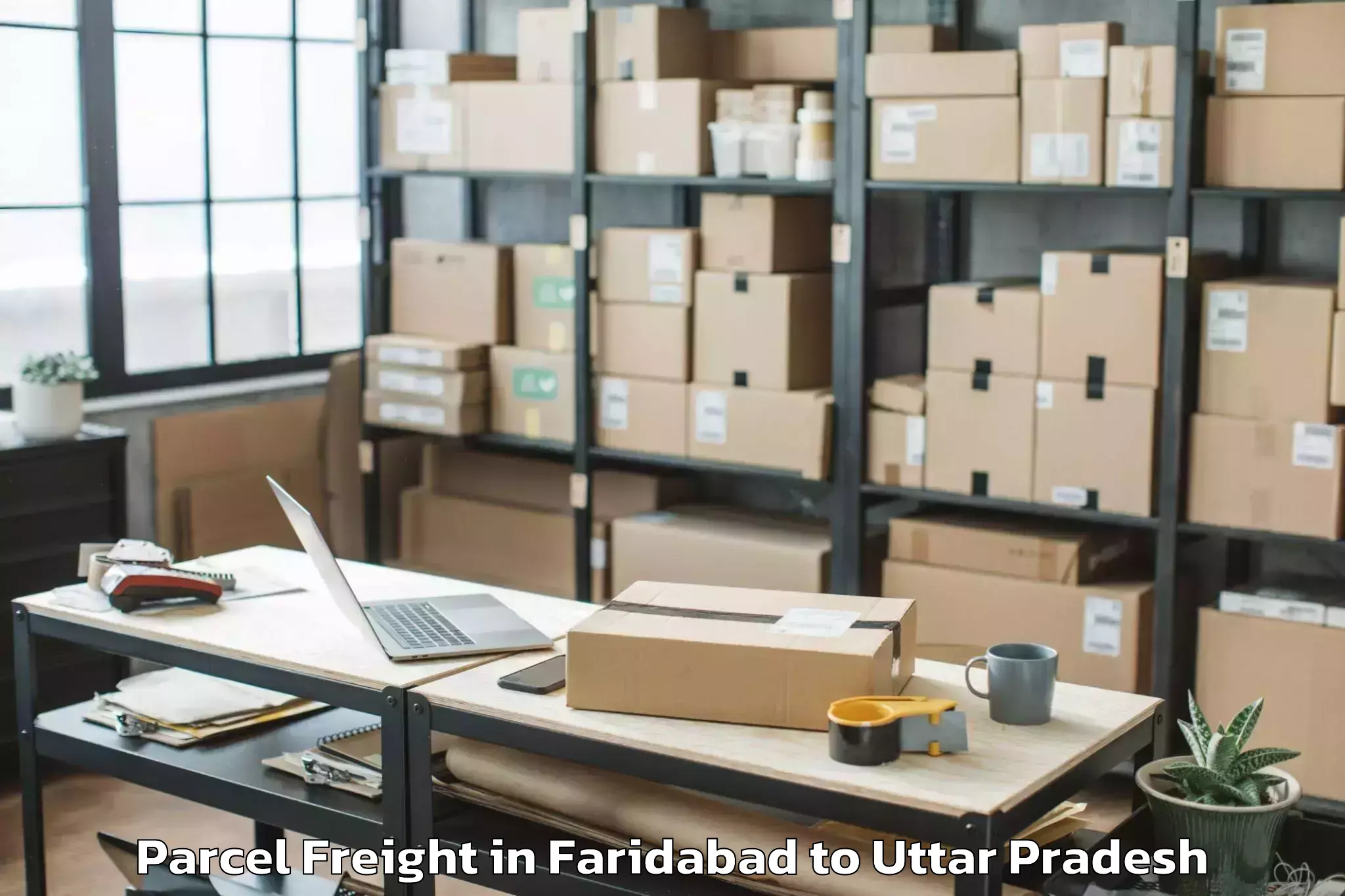 Efficient Faridabad to Azamgarh Parcel Freight